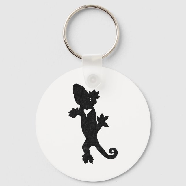 Chaveiro Leachie New Caledonian Gecko Artsy Distressed  (Frente)