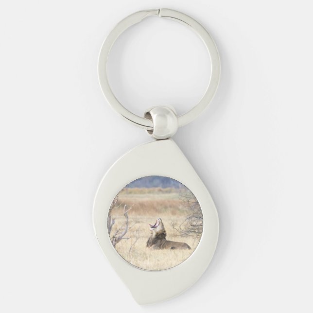 Chaveiro Leão de bocejo (Frente)