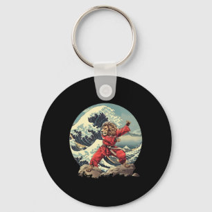 Chaveiro Leão do Karate Ondas Monte Fuji Kickboxing Taekwon