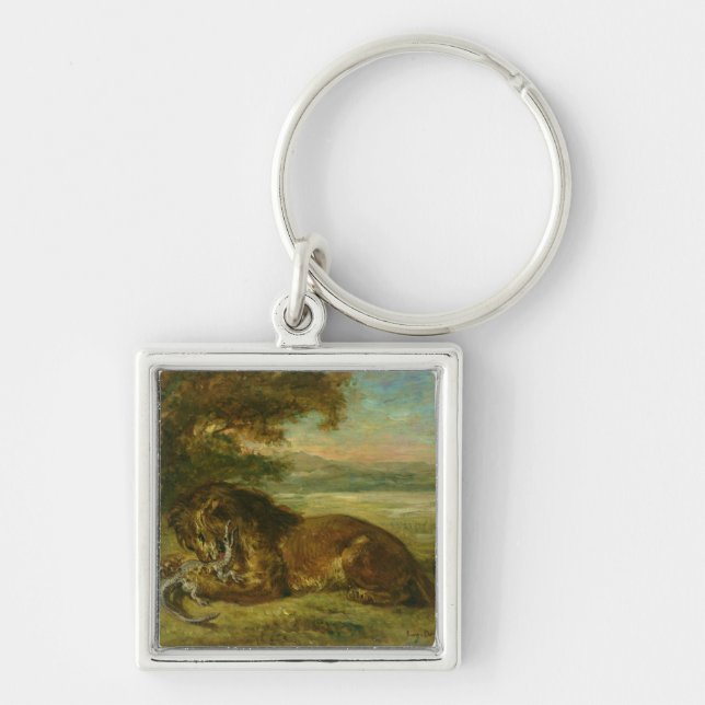 Chaveiro Leão e jacaré, 1863 (Frente)