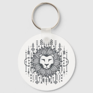 Chaveiro Leão Tribal