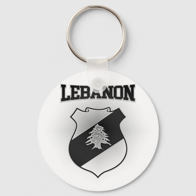 Chaveiro Lebanon Coat of Arms (Frente)