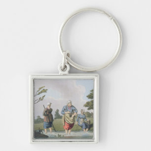 Chaveiro Leech inventores, do "traje de Yorkshire" gravam