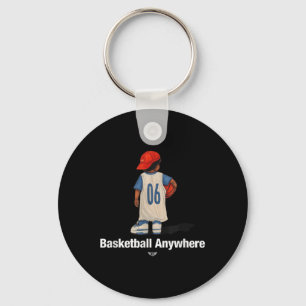 Chaveiro Legal Basquete Em Qualquer Lugar Com Um Garoto De