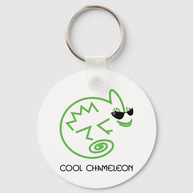 Chaveiro Legal Camaleão Verde (Frente)