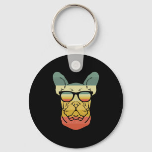 Chaveiro Legal Cão Retro Vintage Frenchie Gift Buldog
