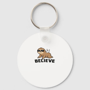 Chaveiro Legal Flying Sloth acredita em design motivacional