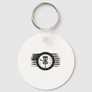 Chaveiro Legal Golf Sport Usa Grunge Flag - Disk Golf