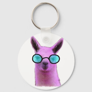 Chaveiro Legal Llama Rosa!