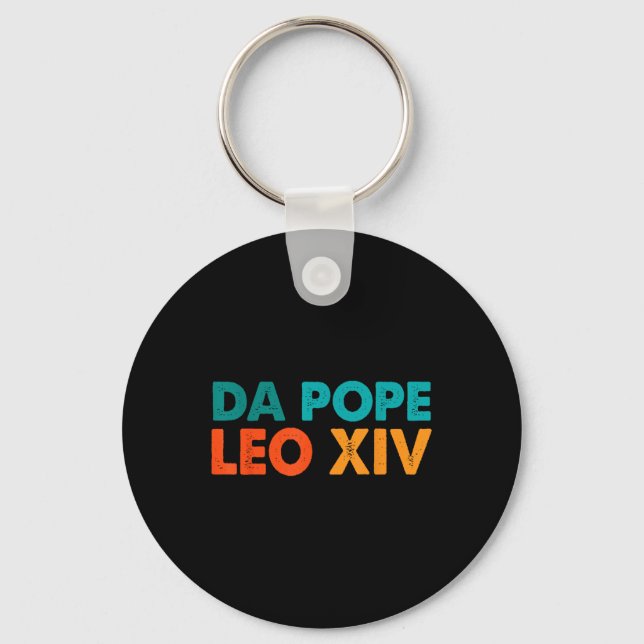 Chaveiro Legal Retro Da Pope Novo Papa Leo Xiv Homens (Frente)