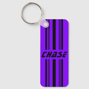 Chaveiro Legal Roxo e Preto - Nome Personalizado com Strike