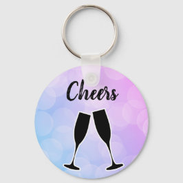 Chaveiro Legal Trendy Purple com seu nome