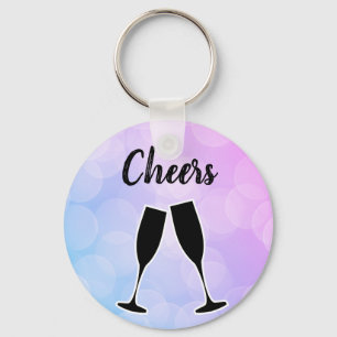 Chaveiro Legal Trendy Purple com seu nome