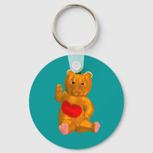 Chaveiro Legal Urso de Halloween