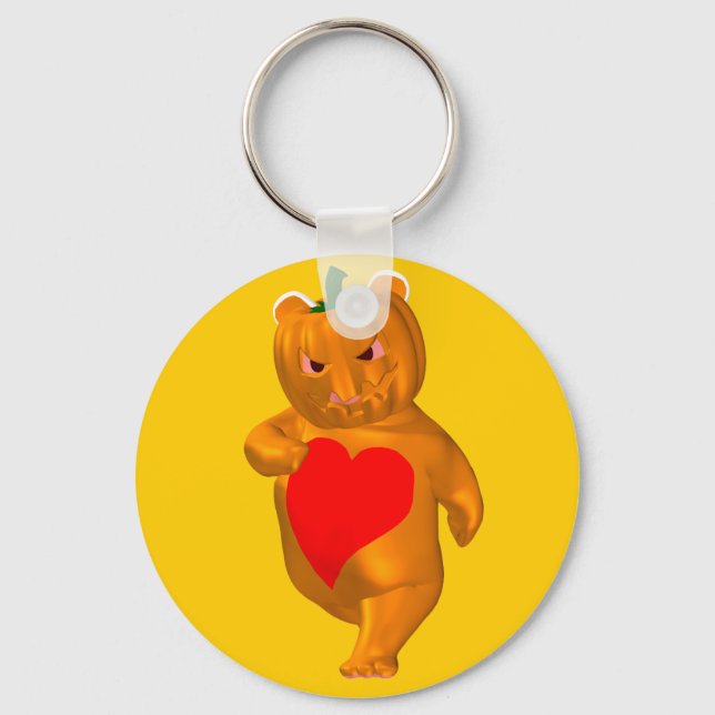 Chaveiro Legal Urso de Halloween (Frente)