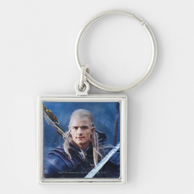 Chaveiro LEGOLAS GREENLEAF™ em azul (Frente)