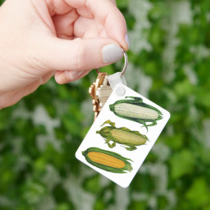 Chaveiro Legumes Saudáveis de Alimentos Antigos, Milho Fres