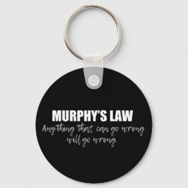 Chaveiro Lei de Murphy