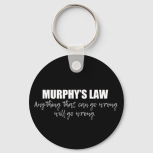 Chaveiro Lei de Murphy
