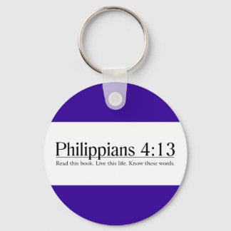 Chaveiro Leia a Bíblia Philippians 4:13