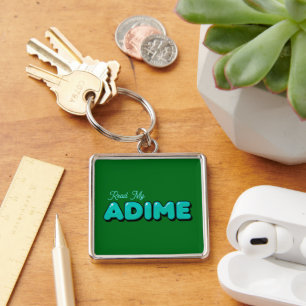 Chaveiro "Leia meu ADIME" Pulseira Verde