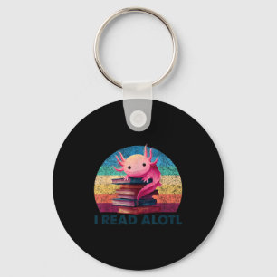 Chaveiro Leia um amante do livro axolotl muito bibliotecári