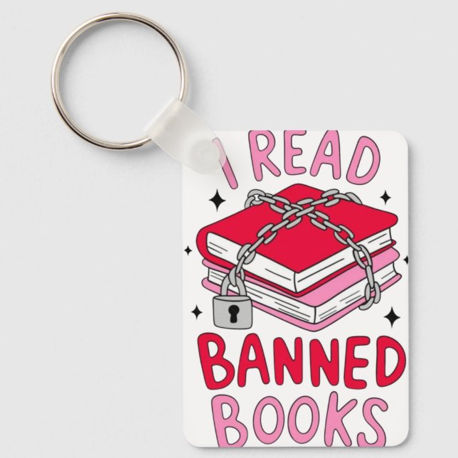 Chaveiro Leio Livros Banidos (Frente)