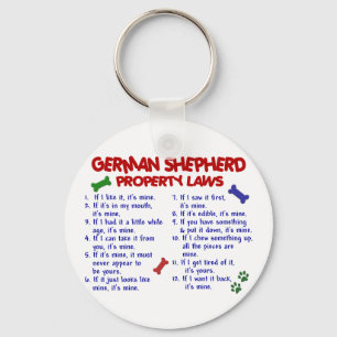 Chaveiro Leis de propriedade de german shepherd 2