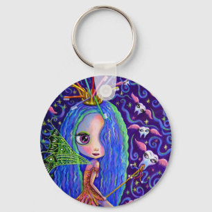 Chaveiro Leite de Dente Voadora escova de dentes Coroa Olho