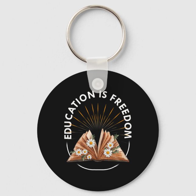 Chaveiro Leitor do Livro Educação É Liberdade História Negr (Frente)