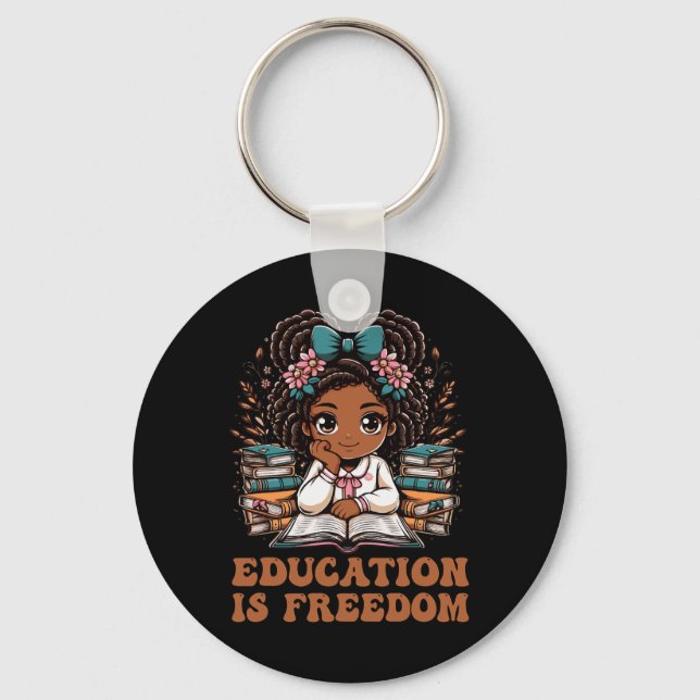 Chaveiro Leitor do Livro Educação É Liberdade História Negr (Frente)