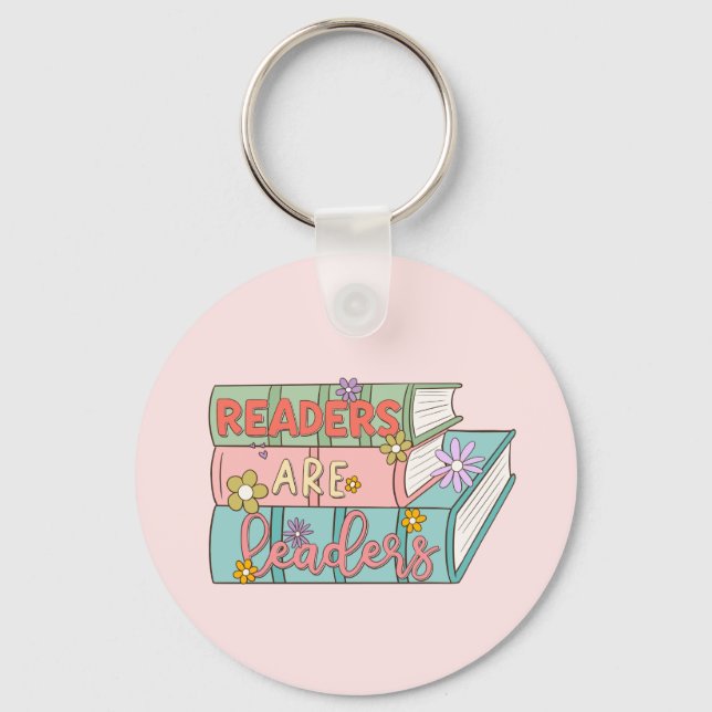 Chaveiro Leitores são líderes - Livro bonito e inspiraciona (Frente)