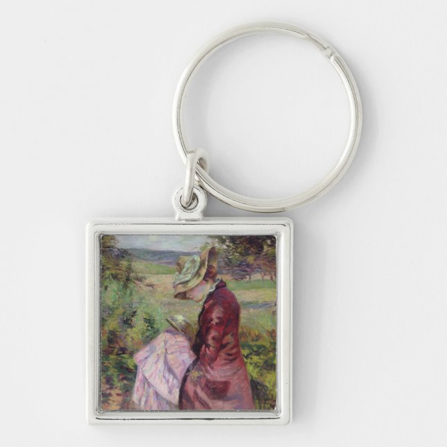 Chaveiro Leitura da senhora Guillaumin, c.1887 (Frente)