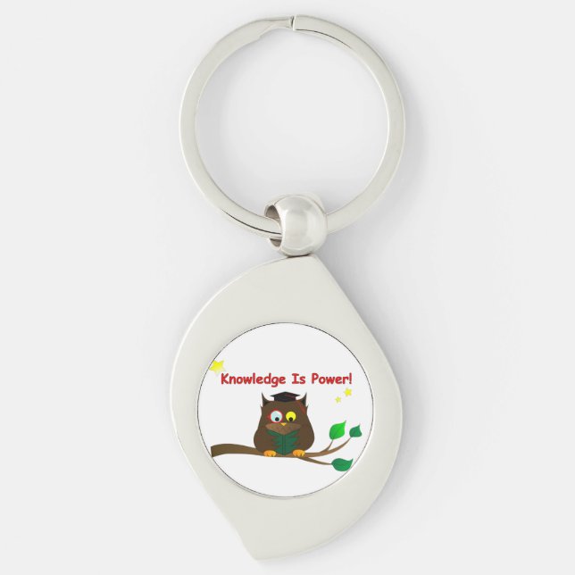 Chaveiro Leitura de Wise Owl (Frente)