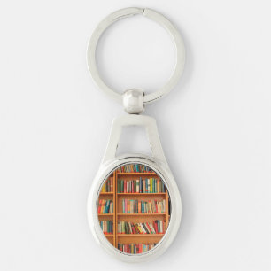 Chaveiro Leitura do worm da biblioteca de livros da estante