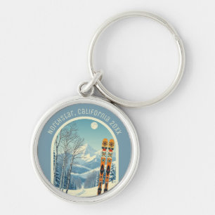 Chaveiro lembrança da área de ski Northstar California 
