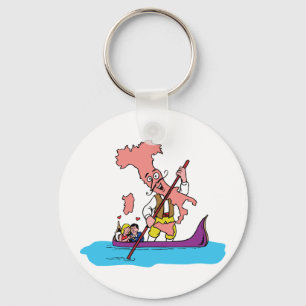 Chaveiro Lembrança das viagens vintage de Italia do