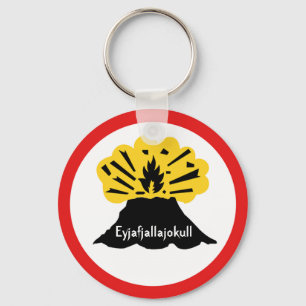 Chaveiro Lembrança de Eyjafjallajokull seu Keyring do