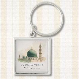 Chaveiro Lembrança de Madinah | Nomes de Casais do Masjid N