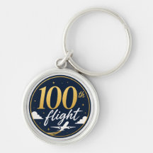 lembrança de viagem de avião de ouro do 100º voo