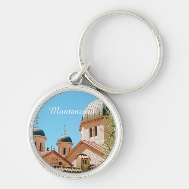 Chaveiro lembrança de viagem de Kotor, Montenegro (Frente)