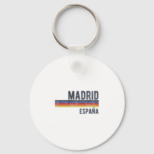Chaveiro Lembrança Do Horizonte De Madrid Espanha Homens Mu