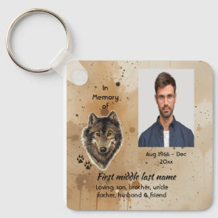 Chaveiro Lembrança Memorial Cristã Lobo Lobos Animal