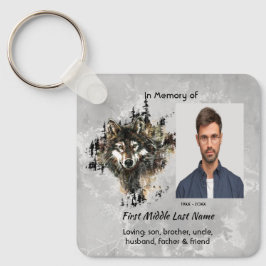 Chaveiro Lembrança Memorial Cristã Lobo Lobos Arte Animal