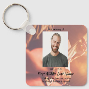 Chaveiro Lembrança Memorial Cristã Músico Piano Guitarra