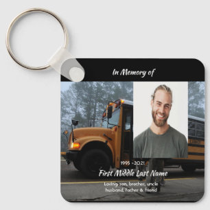 Chaveiro Lembrança Memorial Motorista de Ônibus Escolar
