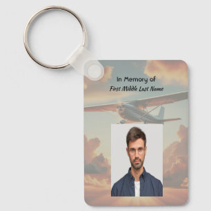 Chaveiro Lembranças Comemorativas Cristãs Avião Piloto Pôr 