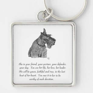 Chaveiro Lembranças do Scottish Terrier - FEMININO