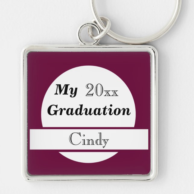 Chaveiro Lembranças Personalizadas de Formatura (Frente)