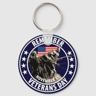 Chaveiro Lembrar o Dia dos Veteranos